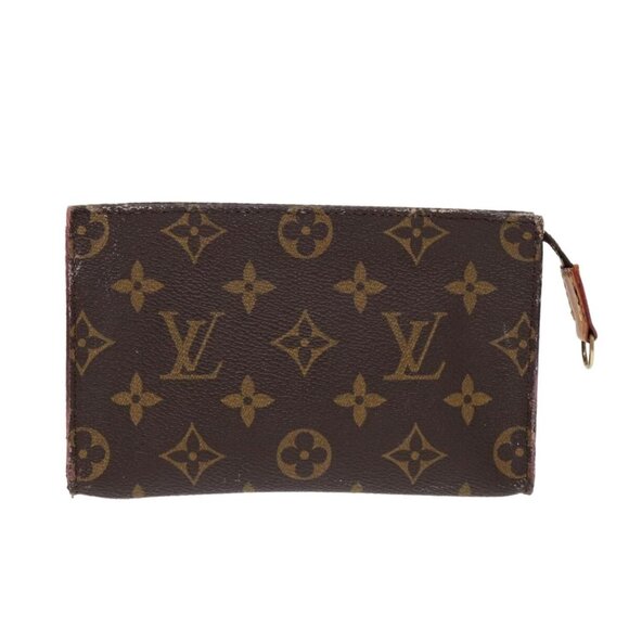 LOUIS VUITTON Monogram Bucket PM Accessory Pouch LV Auth - Picture 1 of 16